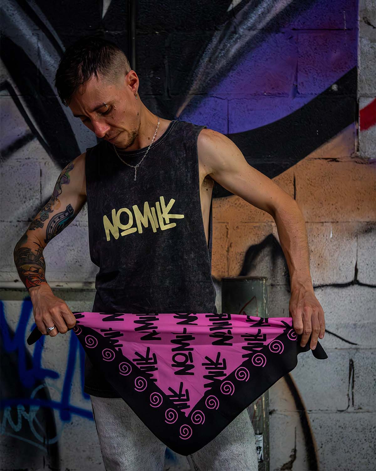 No Milk Bandana Pink