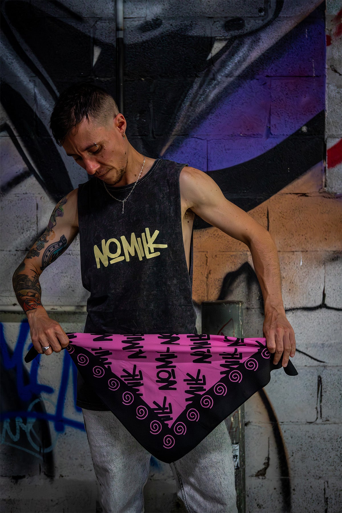 No Milk Bandana Pink