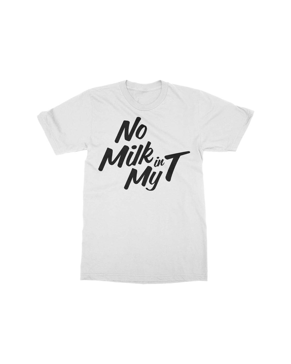 No Milk Logo Tee Classic - White