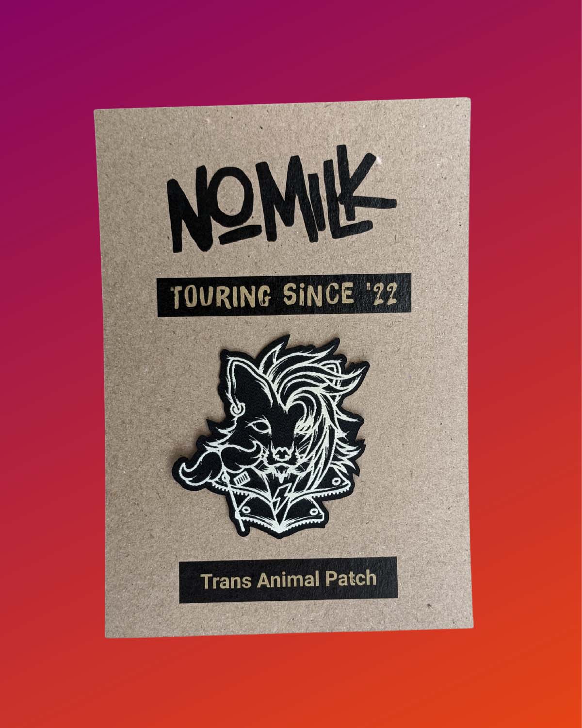 No Milk Trans Animal Patches