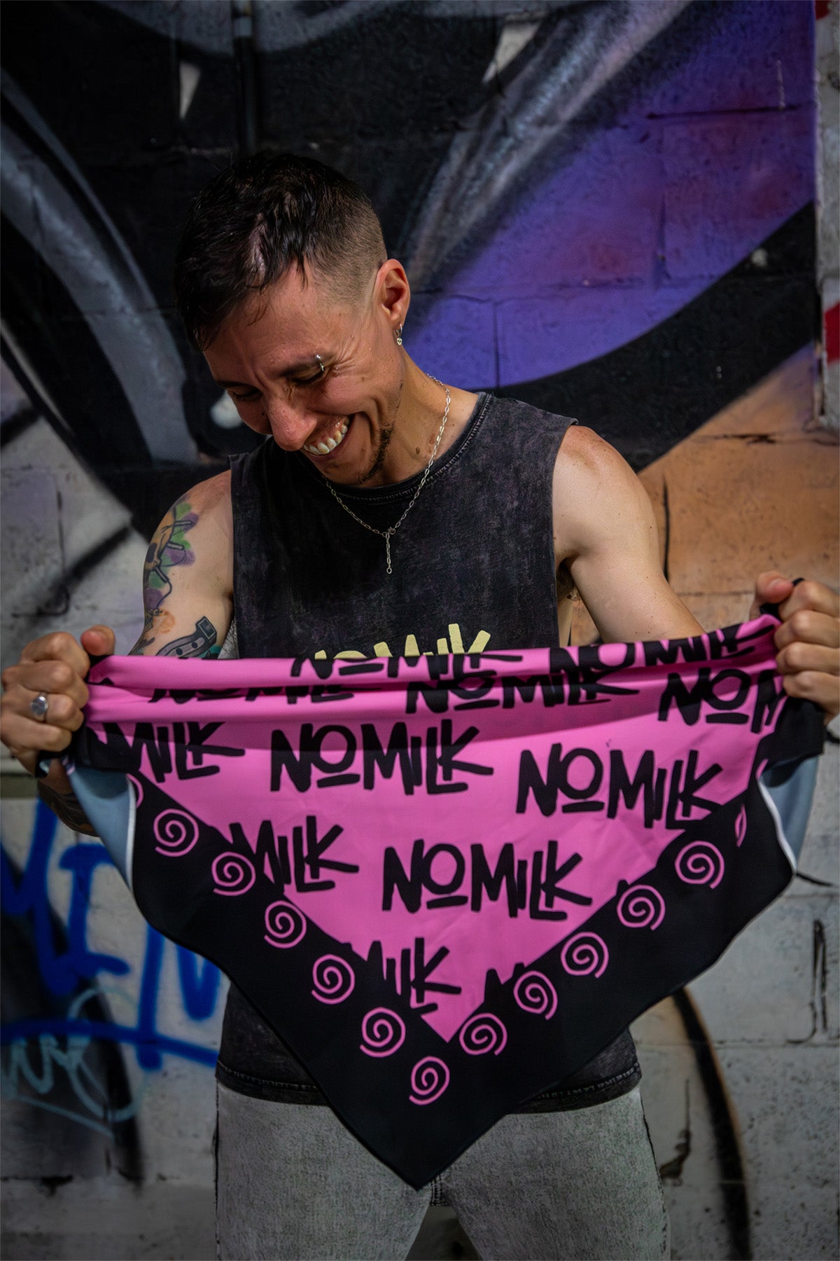 No Milk Bandana Pink
