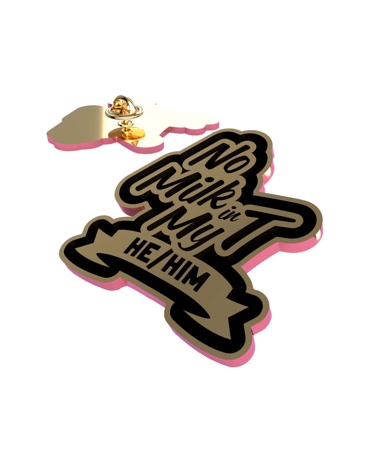 He/Him Pin Badge